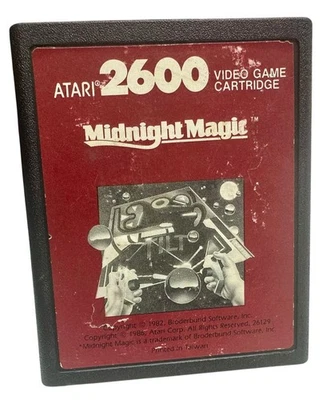 Midnight Magic (Atari 2600, 1986) Atari Game Cartridge Only - Image 1 of 2