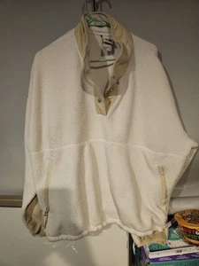 The North Face Women's Platte Sherpa 1/4 Zip Cropped Fleece Xxxl White - Picture 1 of 3