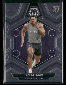 2024 Panini Mosaic #374 Adisa Isaac Baltimore Ravens novato - Imagen 1 de 2