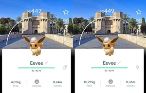 Pokémon Go Eevee Explorer Hat (Valencia Background) Pokemon Trade Go - Picture 1 of 1