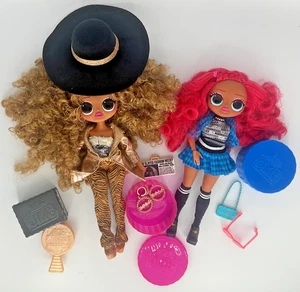 L.O.L Surprise OMG Fashion Dolls Da Boss & Class Prez Newly Unboxed - Picture 1 of 10