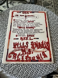 Freewheelin Frank 666 Hymn To Lucifer 1968 Diggers Hell’s Angels Biker Poem Book - Imagen 1 de 18