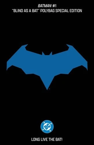 Бэтмен #1 чехол N слепой как летучая мышь слепой сумка вариант чехол с полиэтиленовый пакет DC 2025 новый - Изображение 1 из 1