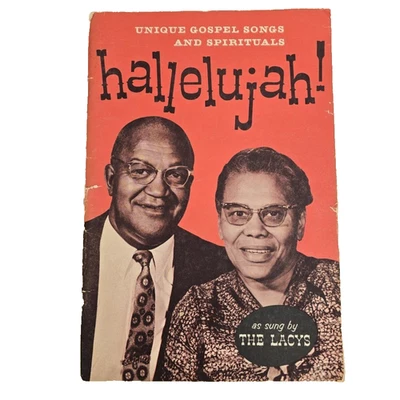 Hallelujah The Lacys Gospel Songbook Spirituals Lillenas Music Song 1958 Vintage - Image 1 of 4