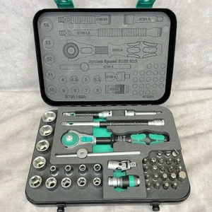 Wera Socket Wrench Set Metric 1/4” Drive 8100 SA 2 Zyklop 42 Pieces 05003533001 - Picture 1 of 3