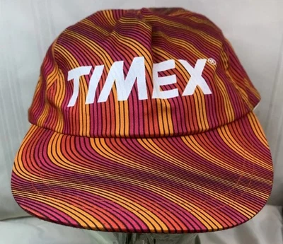 Timex Vintage Panel Hat Men's OSFA Cap Clip-On Back Embroidered White - Image 1 of 4