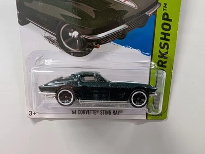 Chevy Corvette 1964 ventana dividida - taller Hot Wheels 2015 - día de Kmart, negro Foto 1 de 3