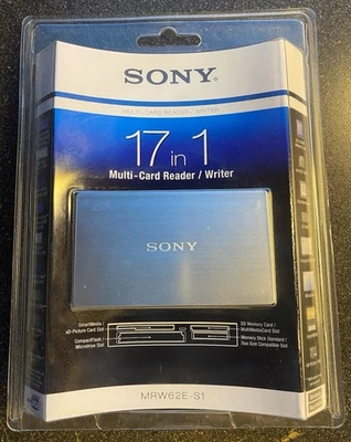 Sony MRW62E-S1 Multi-Card Reader/Writer 17-in-1 Sealed - Image 1 of 2