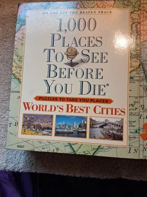 Rompecabezas University Games Corporation 1000 Places To See Before You Die 2005... Foto 1 de 4
