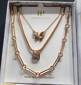 Ring Bomb Party NK62327 'Soaring Skies' 3 Necklace Luxe Layers Summer 2025 - Picture 1 of 7