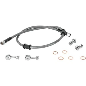 Moose Brake Line Rear Stainless Steel Fits Kawasaki KLR650 2008-2009 - Picture 1 of 1