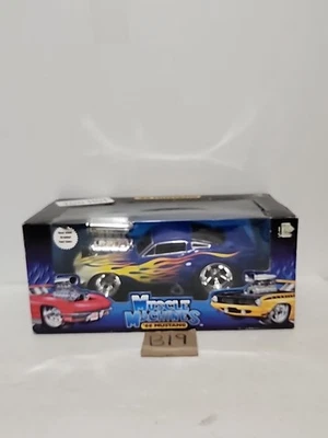 Muscle Machines 1/18 70 Cuda Purple And Flames NIB - Image 1 of 4