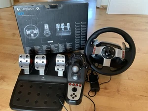Logitech G27 Racing Wheel, Lenkrad, Pedale, Schaltung, Netzteil Set - Bild 1 von 6