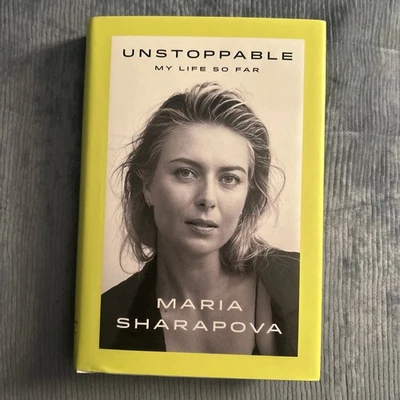 Libro autografiado firmado por Maria Sharapova Unstoppable: My Life So Far BAS Beckett Foto 1 de 4