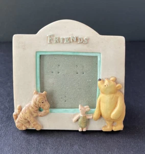 Classic Winnie the Pooh Picture Frame Friends Tigger Piglet fits 2X2 picture - Picture 1 of 8