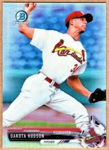 Dakota Husdon - 2017 Bowman Chrome Prospects Refraktor RC /499 - Bild 1 von 2