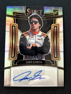 Jake Garcia 2024 Select Racing NASCAR Signatures Auto Silver Prizm RC #S-JGC - Image 1 of 2