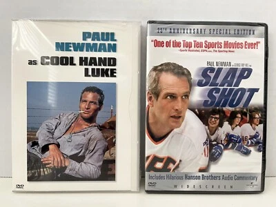 Cool Hand Luke & Slap Shot Paul Newman (DVD, Standard & Widescreen) Sealed NEW - Image 1 of 4