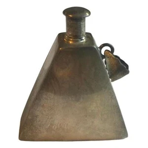 Perfume Bottle Pendent .925 Silver Triangle Shaped - Picture 1 of 5