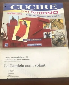 Cartamodello vintage La camicia con i volant sarta cucito filo cucito - Picture 1 of 1