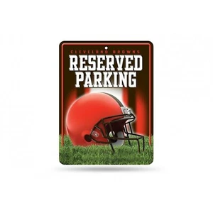11" cleveland browns nfl football team logo street reserved parking sign usa - Picture 1 of 1