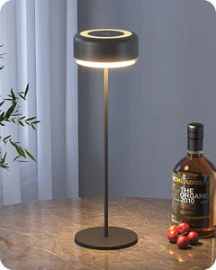 EDISHINE Table Lamp, LED Rechargeable Lamp, Touch Bedside Lamp, Dimmable, 2 Lamp - Picture 1 of 1