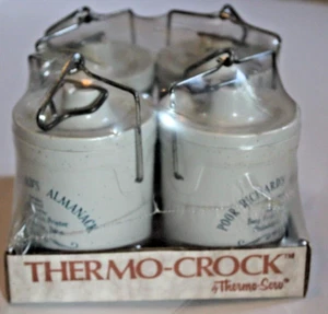 Thermo-Serve Super Foam Insulated Thermo-Crock Locking Snap Lid NIP Lot of 4 - Picture 1 of 8