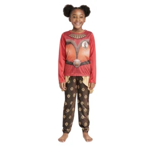 Girls Marvel Okoye 2pc Fantasy Union Suit Red Size S - Picture 1 of 4