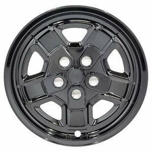 PACRIM 16" Gloss Black Wheel Skins for Jeep Patriot (2007-2017) | ABS | Set of 4