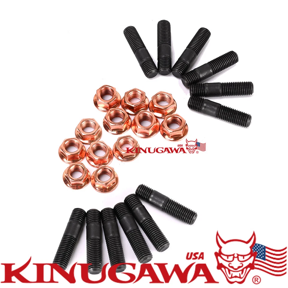 Гвоздики коллектора с гайками Egged Cooper для Nissan 89-90 240SX S13 S14 KA24E - Изображение 1 из 1