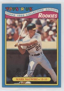 1988 Topps Toys R Us Rookies Box Set Mark McGwire #19