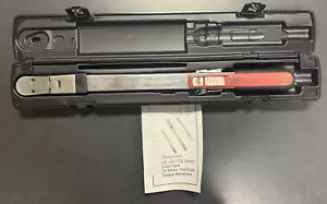 Snap On Torque Wrench TOR250E In Nice Hard Case With User Manuals - Picture 1 of 8