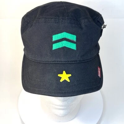 One Of A Kind • New W/ Tag • Custom Painted  A. Kurtz  Hat • Size Small • Black - Image 1 of 4