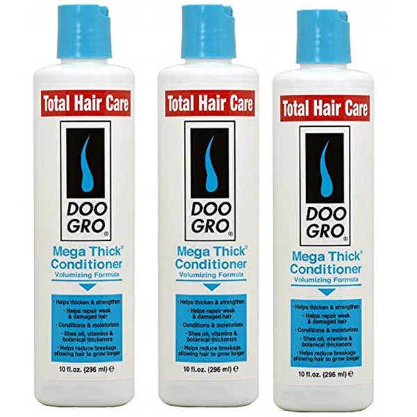 DOO GRO Mega Thick Conditioner 10 fl.oz Volumizing Formula Conditioner - 3 PACK - Image 1 of 1