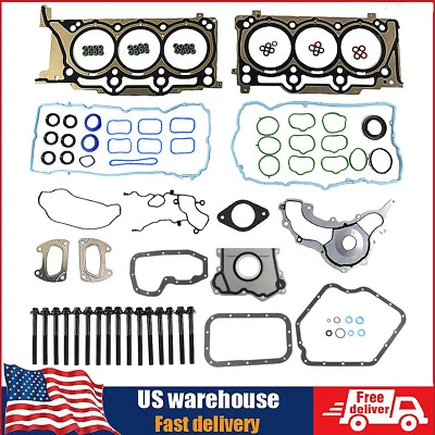 Para 2011-2016 Chrysler Dodge Jeep Ram 3.6L Pentastar conjunto de junta de tampa de cabeça completa - Imagem 1 de 4