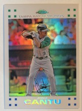 2007 Topps Chrome White Refractor Jorge Cantu /660 Tampa Bay Devil Rays SP Color