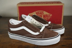VANS Old Skool Skate Shoes Brown White Rain Drum Size Men 3.5 Women 5 - Picture 1 of 6