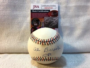 Al Bernstein Signed Autographed Boxing HOF 1995 All Star Game Baseball JSA - Picture 1 of 7