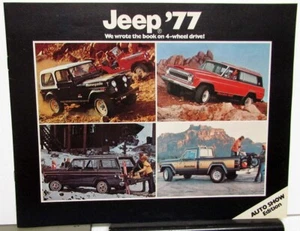 1977 Jeep CJ-7 Renegade Cherokee Wagoneer Pickup Truck Sales Brochure - Picture 1 of 6