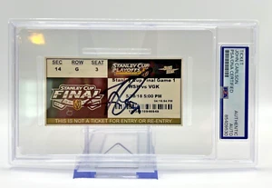 John Carlson Signed Autograph 2018 NHL Stanley Cup Finals Game 1 Ticket PSA DNA - Picture 1 of 3