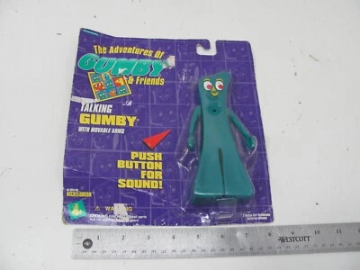 Figura Gumby & Friends Flexible Talking Gumby Trendmasters 1995 RARA Foto 1 de 4