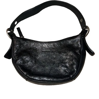 Сумочка Kenneth Cole NY натуральная кожа черная и «серебристая»! Втулки на ремень! - Изображение 1 из 4