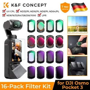 Filtro K&F Concept 16 piezas Black-Mist, UV, ND, ND/PL, CPL para DJI OSMO Pocket 3 - Imagen 1 de 8