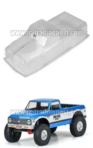 1972 Chevy K-10 1/10 Clear RC Crawler Body (WB 12.3" 313mm) TRX-4/SCX10 - Picture 1 of 1