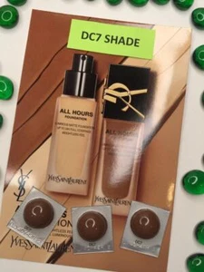 3x YSL All Hours Luminous Matte Foundation DC7 Shade Sample Pods - NEW,FREE SHIP - Picture 1 of 5