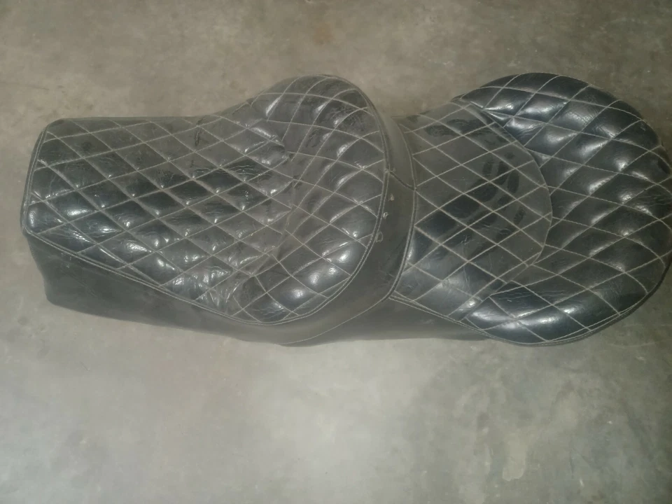 Funda de asiento de motocicleta hecha a mano personalizada Hondamatic 1977-1978 Foto 1 de 1