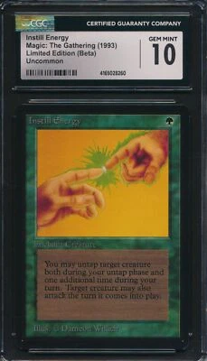 Beta Instill Energy CGC 10 Graded Magic MTG (8260) -magicgraders- - Image 1 of 3
