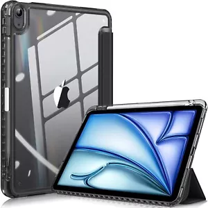 Slim Case for iPad Air 11-inch M3 (2025) / M2 (2024) Shockproof Clear Back Cover - Picture 1 of 43