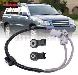 2 x KNOCK SENSOR with Harness For TOYOTA 3.3L CAMRY HIGHLANDER SIENNA ES330 - Bild 1 von 9