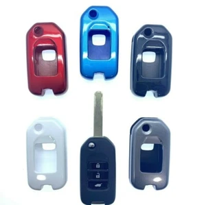 Key Case For Honda Civic Accord CR V HR V Jazz XR V , 2 3 4 Button Key Flip - Picture 1 of 56
